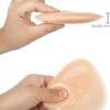 (10cm) Almofadas de Silicone Hestya Push-Up Invisíveis para Soutien - Bege/Transparente