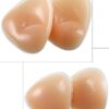 (10cm) Almofadas de Silicone Hestya Push-Up Invisíveis para Soutien - Bege/Transparente