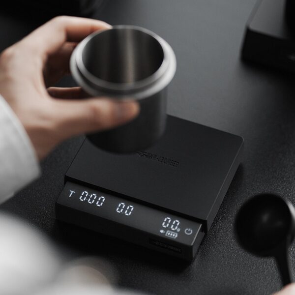 Balança de Café MHW-3BOMBER Cube 3.0 Pro Precisão 0.1g com Fluxo Real - Preto