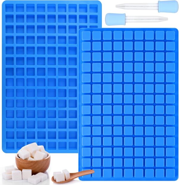 F126X3069_paste_1780588178565_0 (x2) Moldes de Silicone 126 Cavidades Quadrados com Conta-gotas Sakolla 695