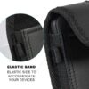 Bolsa de Cintura Nokia 2760 Dwdzey com Clip para Cinto em Pele - Preto