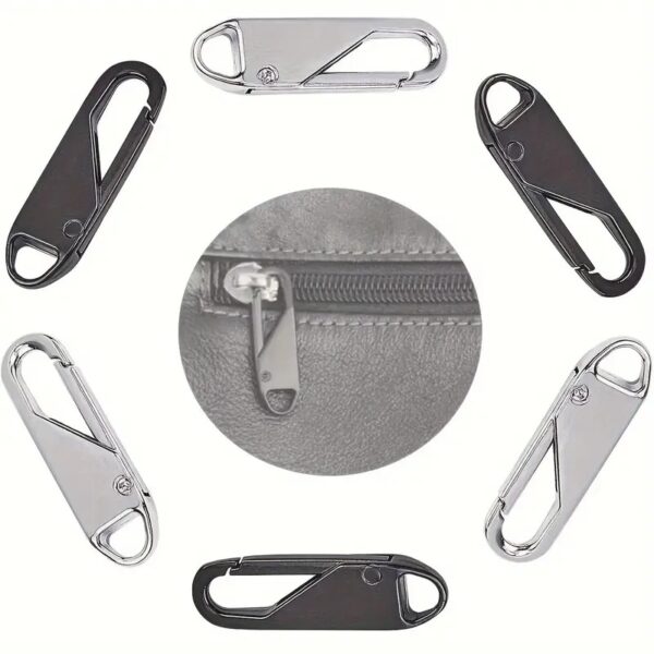 (24 uni.) Puxador de Fecho de Correr Universal Amovível Kit 5 Peças - Preto