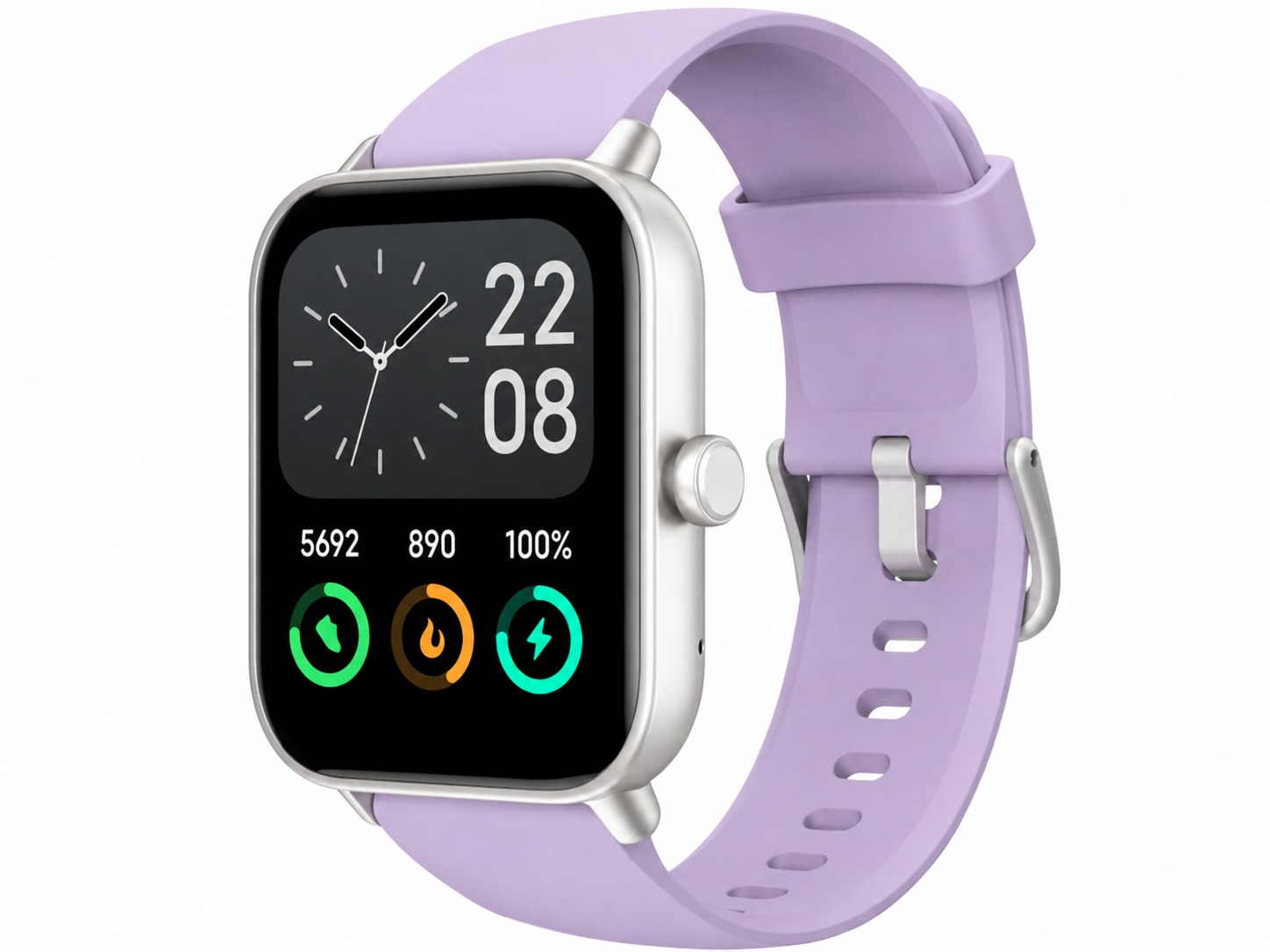 (1.8") Smartwatch Siurn IDW19 Chamadas Bluetooth HD IPS - Preto
