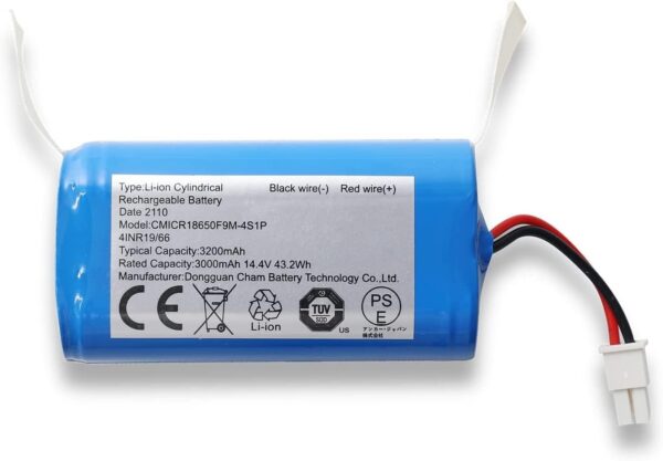 F126X3083_paste_1780589120930_0 Bateria de Substituição eufy RoboVac LR30 e L35 Hybrid Iões de Lítio 14.4V - Preto