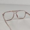 Óculos de Sol Oversized com Lentes Espelhadas e Armação Translúcida