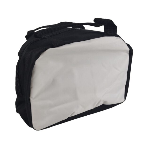F126X3089_1780427647688_0 Bolsa Térmica Em Tecido 25x20x10cm - Preto e Branco