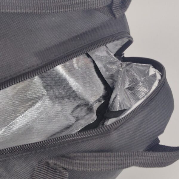 F126X3089_1780427647688_1 Bolsa Térmica Em Tecido 25x20x10cm - Preto e Branco