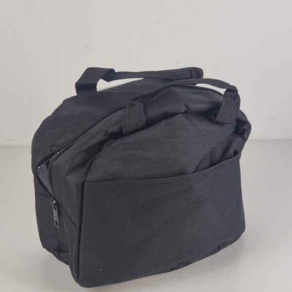 F126X3089_1780427647688_2 Bolsa Térmica Em Tecido 25x20x10cm - Preto e Branco
