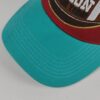 Boné de Rede Trucker Futebol com Bordado e Fecho Snapback - Preto