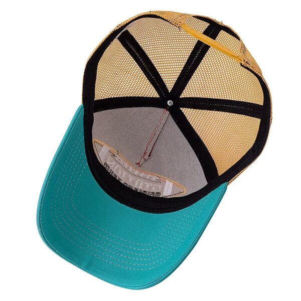 Boné de Rede Trucker Futebol com Bordado e Fecho Snapback - Preto