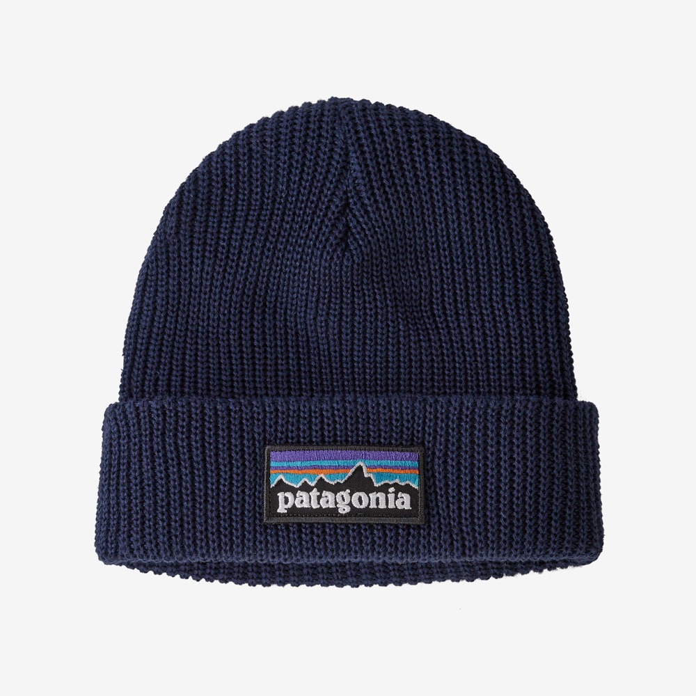 Gorro Patagonia de Malha Azul-Marinho Estilo Outdoor e Montanha