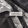 Capa para Mesa de Jardim Impermeável 250 X 250 X 90 Cm - Preto