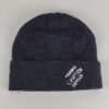 Gorro Premium de Malha Quadriculada Estilo Maison Francesa de Luxo
