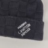 Gorro Premium de Malha Quadriculada Estilo Maison Francesa de Luxo