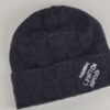 Gorro Premium de Malha Quadriculada Estilo Maison Francesa de Luxo