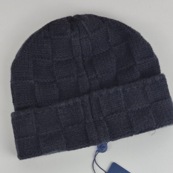 Gorro Premium de Malha Quadriculada Estilo Maison Francesa de Luxo