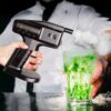 Pistola de Defumação 5 Sabores e Bolhas Comestíveis Gourmet Cocktail Smoked Bubble Gun