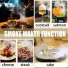 Pistola de Defumação 5 Sabores e Bolhas Comestíveis Gourmet Cocktail Smoked Bubble Gun