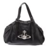F126X3105_1780591105252_0 Mala Premium Preta em Pele Granulada Estilo Casa Britânica de Moda Alternativa