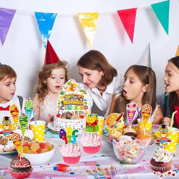 F126X3113_paste_1780591333137_5 (20 Packs) Decoração de Bolo 19 Peças ABC 123 Primeiro Dia de Aulas YAXZIM 1