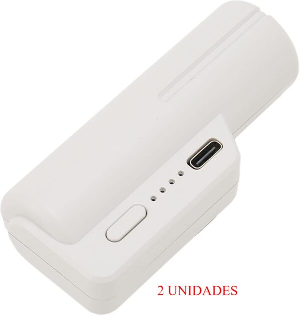 (x2) Bateria Externa para VR Tosuny 5000mAh para Meta Quest 2 Autonomia 2-4h - Preto