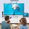 Switch HDMI GANA 4K@60Hz Bidirecional 2 Entradas 1 Saída com Cabo - Cinzento