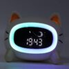 Despertador Infantil com Luz de Presença e Música ELBME Gato