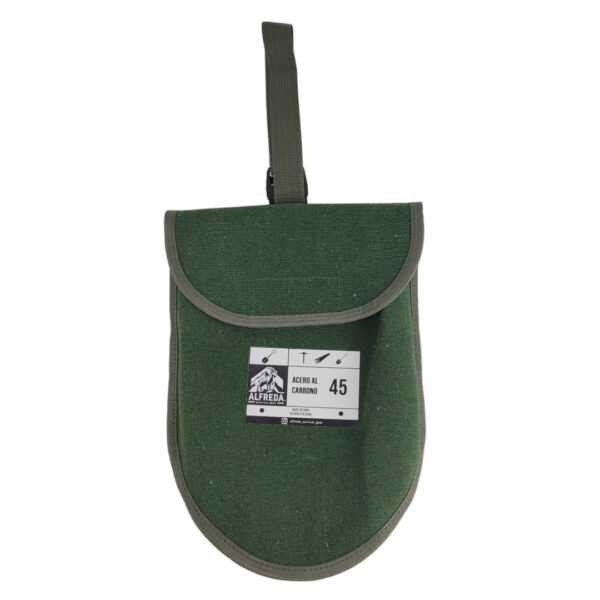 F126X3127_1780497618888_0 (10 Uni.) Bolsa Verde de Transporte para Pá de Campismo e Sobrevivência 29x20 cm