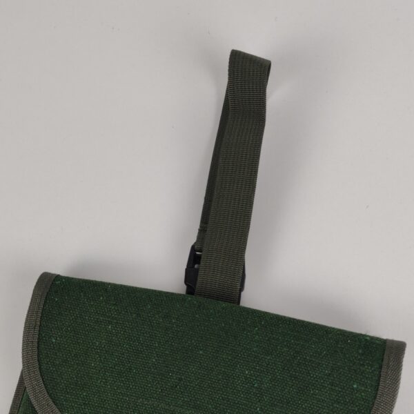 F126X3127_1780497618888_2 (10 Uni.) Bolsa Verde de Transporte para Pá de Campismo e Sobrevivência 29x20 cm