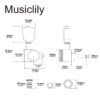 F126X3128_paste_1780592309049_3 Carrilhões com Bloqueio Musiclily Pro R18K 18:1 Keystone para Guitarra - Cromado