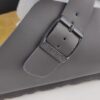 (42) Tamancos Birkenstock Boston Waxy Leather Pele Natural Anatómicos - Preto
