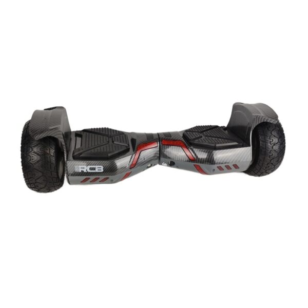 (8.5") Hoverboard RCB RH3 Todo-o-Terreno App Bluetooth e LED - Preto Carbono