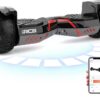 (8.5") Hoverboard RCB RH3 Todo-o-Terreno App Bluetooth e LED - Preto Carbono