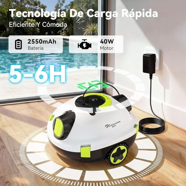 F126X3146_paste_1780593762983_4 (2 Uni.) Robot Aspirador de Piscina EVERCROSS BOT Y10 para Peças ou Reparação
