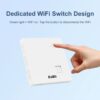 F126X3152_paste_1780511473858_4-1 Ponto de Acesso Dual-Band 2.4/5GHz AC1200 PoE 48V Kuwfi Wall Plate