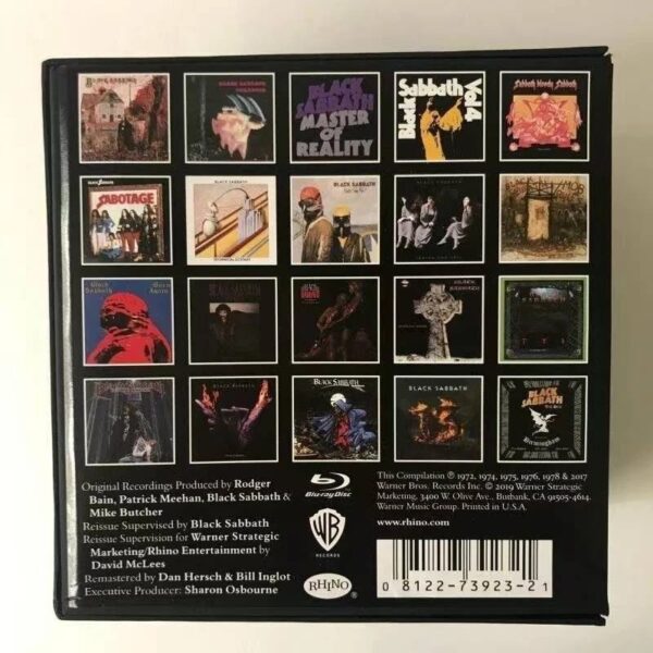 F126X3157_1780512008774_0 Ozzy Osbourne Black sabbath Álbum 22 Peças Greatest Hits Heavy Metal Rock - CD + Blu-ray