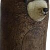 Carrilhão de Vento Urso Rústico em Resina para Jardim e Alpendre - Castanho YOUGE