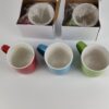 Pack de Cinco Canecas Coloridas - Vermelho Azul e Verde