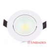 (x11) Projetor LED de Embutir COB Regulável 5W com Driver - Branco Quente