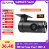Câmara Traseira 70mai RC14 para Dash Cam 4K Omni X800 Gravação Estacionamento - Preto