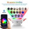Downlight LED Inteligente Tuya RGB+CW WiFi Controlo Voz 10W