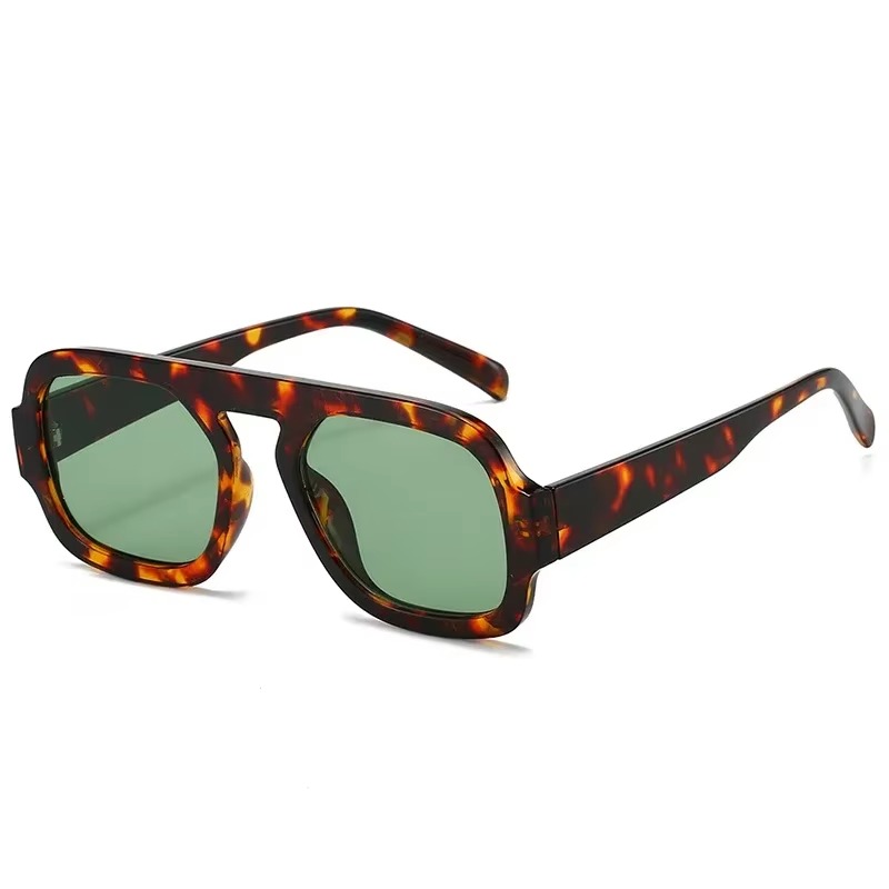 Óculos de Sol Quadrados Estilo Punk Gradiente UV400 JNPCXI Retrô
