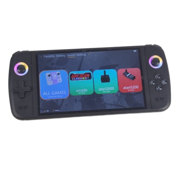 (LER DESC.) Consola Portátil M27 64GB com 2 Comando Suporte PSP ARC e 30+ Simuladores