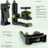 Suporte Magnético Huepar PV11+ Base Giratória para Nível Laser - Preto/Verde