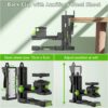 Suporte Magnético Huepar PV11+ Base Giratória para Nível Laser - Preto/Verde