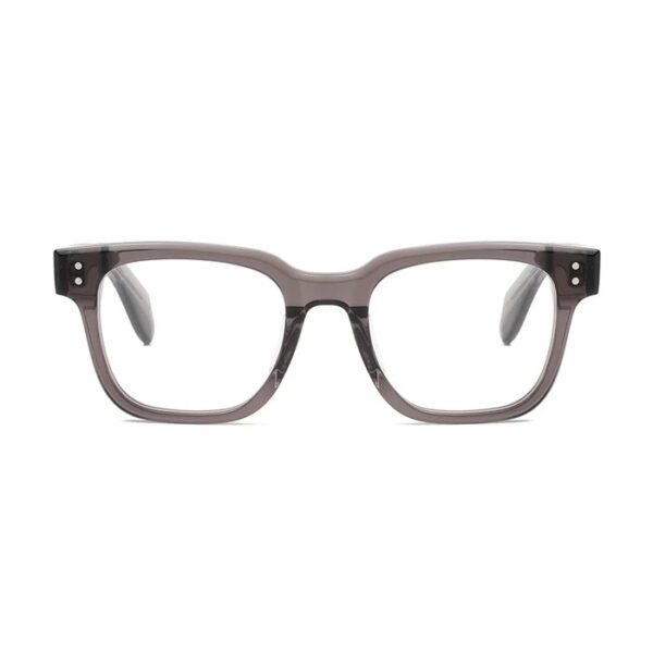 Óculos de Massa Alaric Square em Acetato Cinzento Stripe - Cinzento