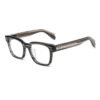 Óculos de Massa Alaric Square em Acetato Cinzento Stripe - Cinzento