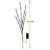 (x3) Ramo Decorativo LED 20 Luzes 28cm para Interior e Festas - Castanho