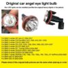 Lâmpadas LED Angel Eyes APMATAUTO 160W para BMW E39 E53 E60 E87 - Branco