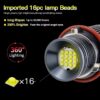 Lâmpadas LED Angel Eyes APMATAUTO 160W para BMW E39 E53 E60 E87 - Branco